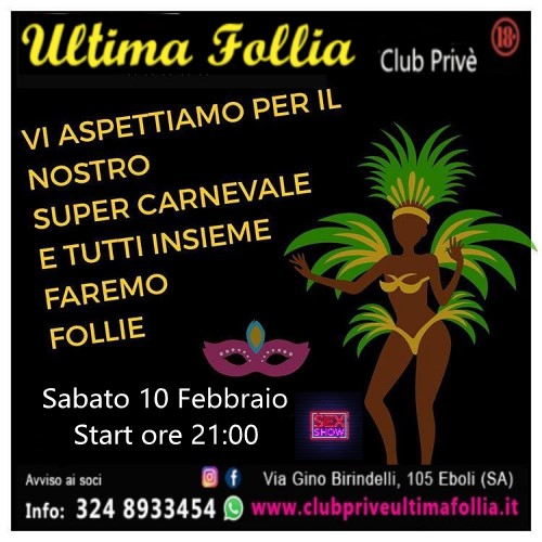 Carnevale all’Ultima Follia